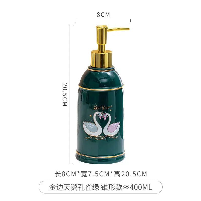 distributeur de savon céramique pour gel douche et désinfectant - vue 12 sur 30