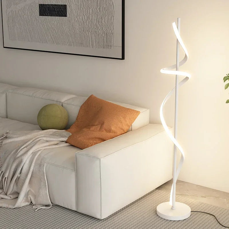 Lampadaire LED moderne décoration de la maison lumière 140 cm ligne luminaire canapé coin chambre salon salle d'étude éclairage intérieur Lustre - vue 4 sur 15