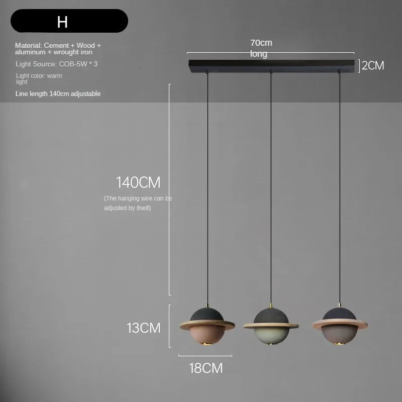 lustre moderne à led design créatif pour enfants - vue 10 sur 15