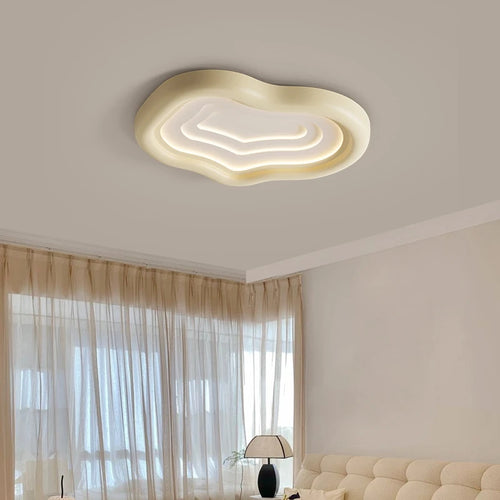 plafonnier moderne en résine style nuage protection yeux - vue 3 sur 16