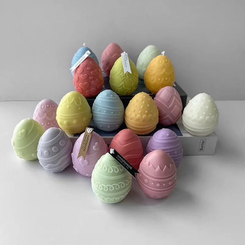 moule en silicone pour bougies œufs de pâques fait maison - vue 6 sur 21