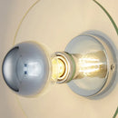applique murale en verre moderne rétro style romantique avec éclairage led