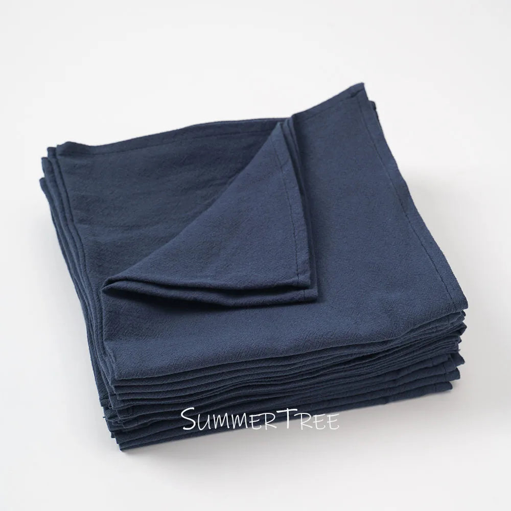 Serviette de table coton réutilisable lot 24