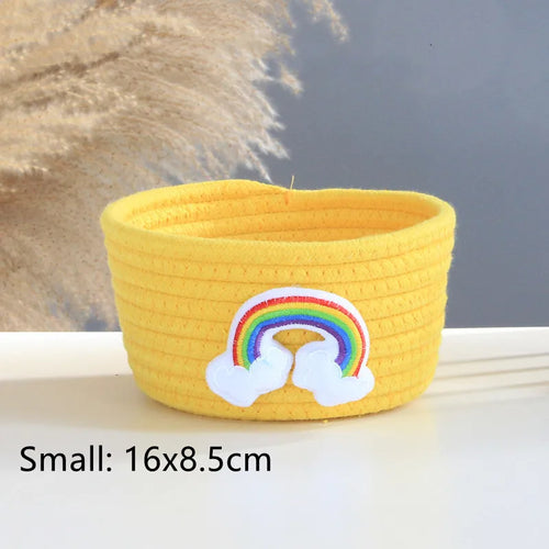 panier de rangement tissé animaux pour jouets et divers objets - vue 22 sur 21