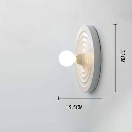 applique murale led bauhaus ufo art galvanoplastie décoration