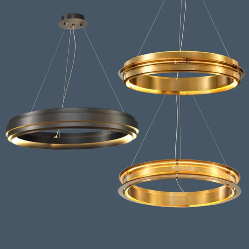 lustre led suspension post-moderne italien pour décoration intérieure - vue 2 sur 12