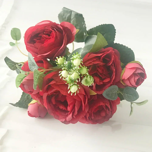 petit bouquet de fleurs artificielles pour décorations printanières et festives - vue 5 sur 34