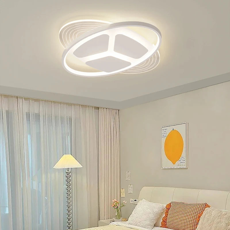 plafonnier led moderne minimaliste pour une atmosphère élégante - vue 4 sur 9