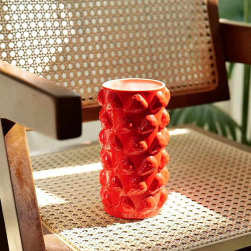 vase méditerranéen en céramique pour décoration intérieure et table - vue 6 sur 8
