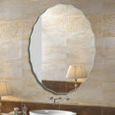 miroirs décoratifs ovales en macramé pour décoration intérieure