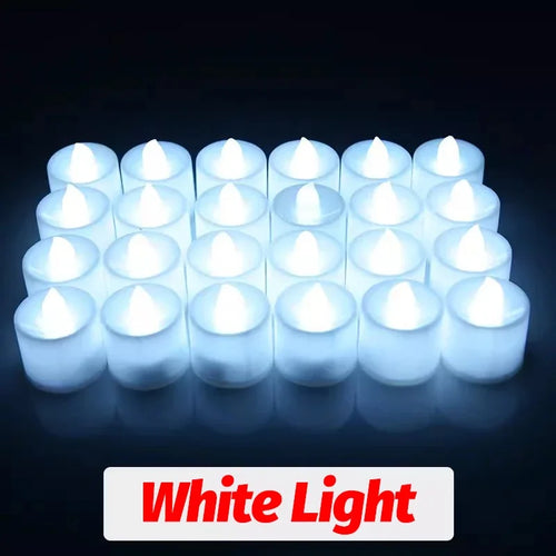 bougies led sans flamme décoration fête mariage noël en forme de cœur - vue 11 sur 14