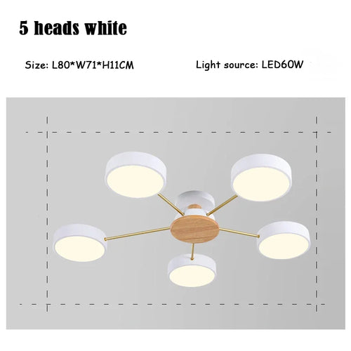 plafonnier moderne créatif pour décoration intérieure en led - vue 16 sur 25