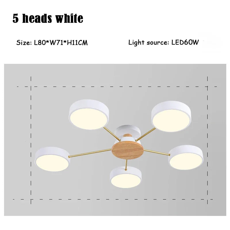 plafonnier moderne créatif pour décoration intérieure en led - vue 15 sur 25