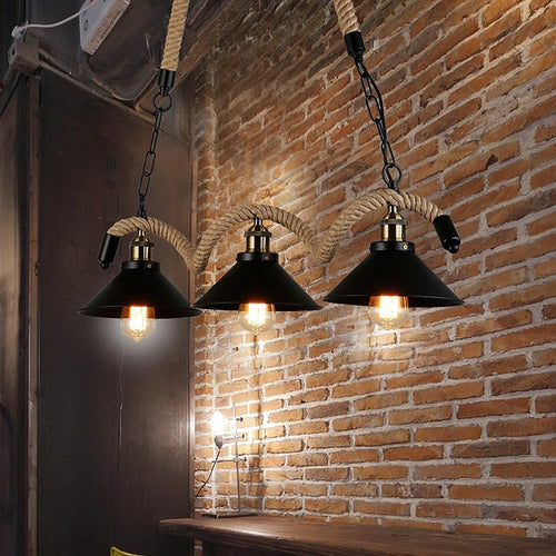 Lustre de Restaurant de Style industriel rétro - vue 2 sur 8