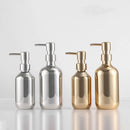 distributeur de savon désinfectant argent rechargeable 300 à 500 ml