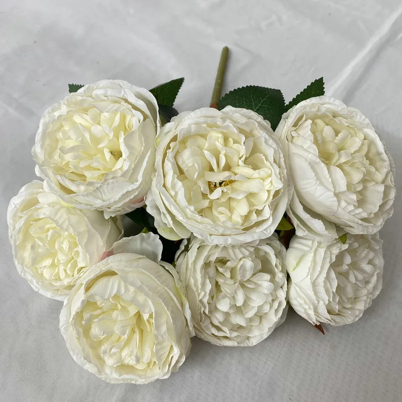 bouquet de roses artificielles décoratif pour mariage et événements - vue 6 sur 16