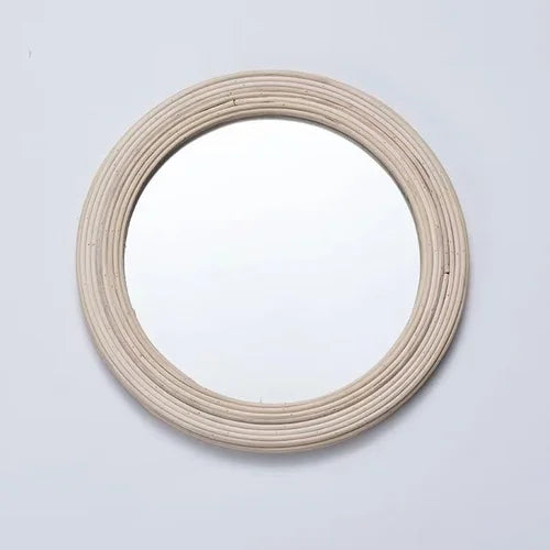miroirs décoratifs en raphia pour une décoration murale élégante - vue 10 sur 13