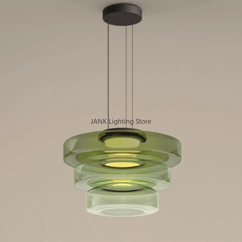 Suspension en verre minimaliste design style italien - vue 5 sur 24