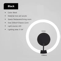 Applique murale LED Moderne Or Cercle