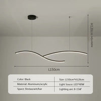 suspension acrylique hyperbolique design moderne décorative