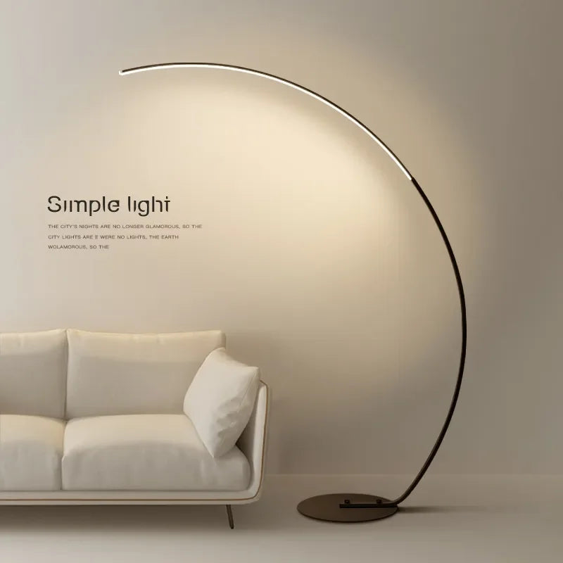 Lampadaire LED moderne minimaliste - vue 3 sur 8