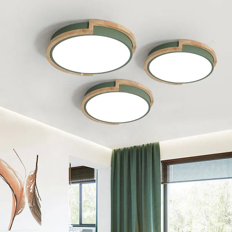 Plafonnier moderne à LEDs lumière Macaron pour chambre salon salle à manger allée décor à la maison - vue 3 sur 24