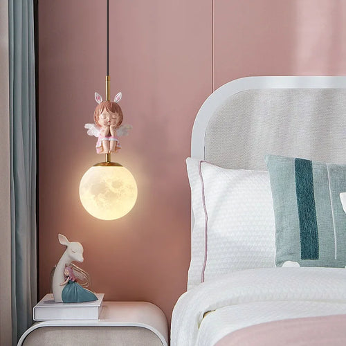 applique murale ange moderne pour chambre d'enfant décorative - vue 6 sur 18