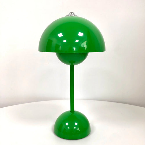 Lampe de table led nordique interrupteur tactile supérieur lampe de table de chargement USB lampe de champignon de bourgeon de fleur lampe de table décorative de table de chevet - vue 12 sur 14