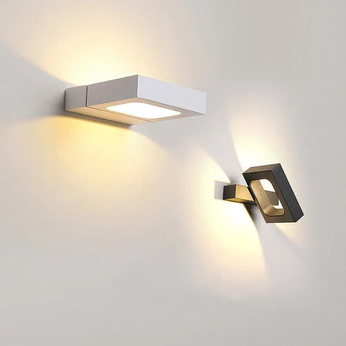 applique murale led moderne rotative pour décoration intérieure - vue 5 sur 12