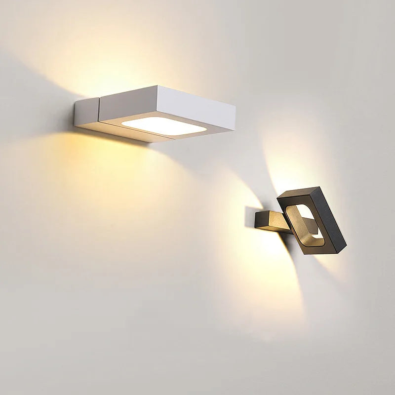 applique murale led moderne rotative pour décoration intérieure - vue 4 sur 12