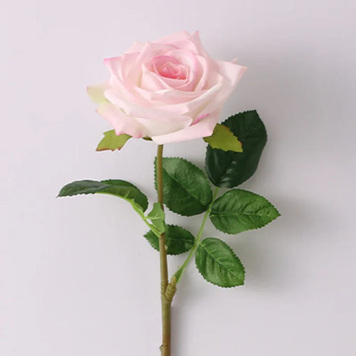 fleurs de roses artificielles en latex pour décoration élégante - vue 8 sur 11