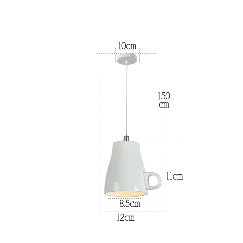 lampe suspension céramique moderne led - vue 13 sur 28