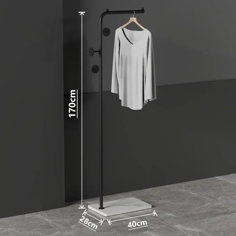 porte-vêtements nordique léger et moderne pour rangement élégant - vue 9 sur 41