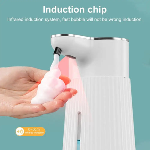 distributeur de savon automatique mural rechargeable rapide à capteur - vue 5 sur 8