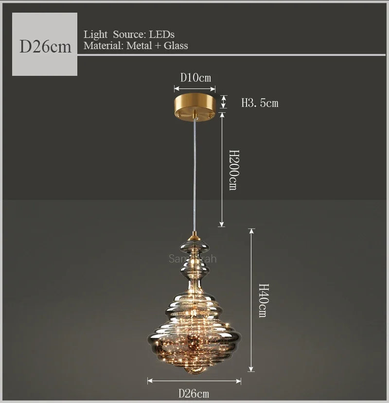 lustre de luxe en verre et laiton éclairage décoratif starlight - vue 8 sur 10