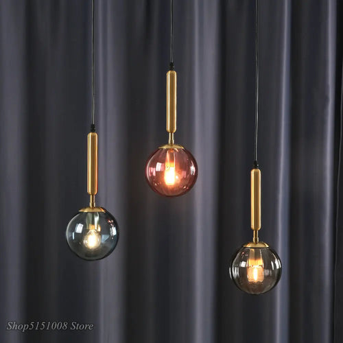 suspension moderne en verre pour décoration intérieure élégante - vue 2 sur 24