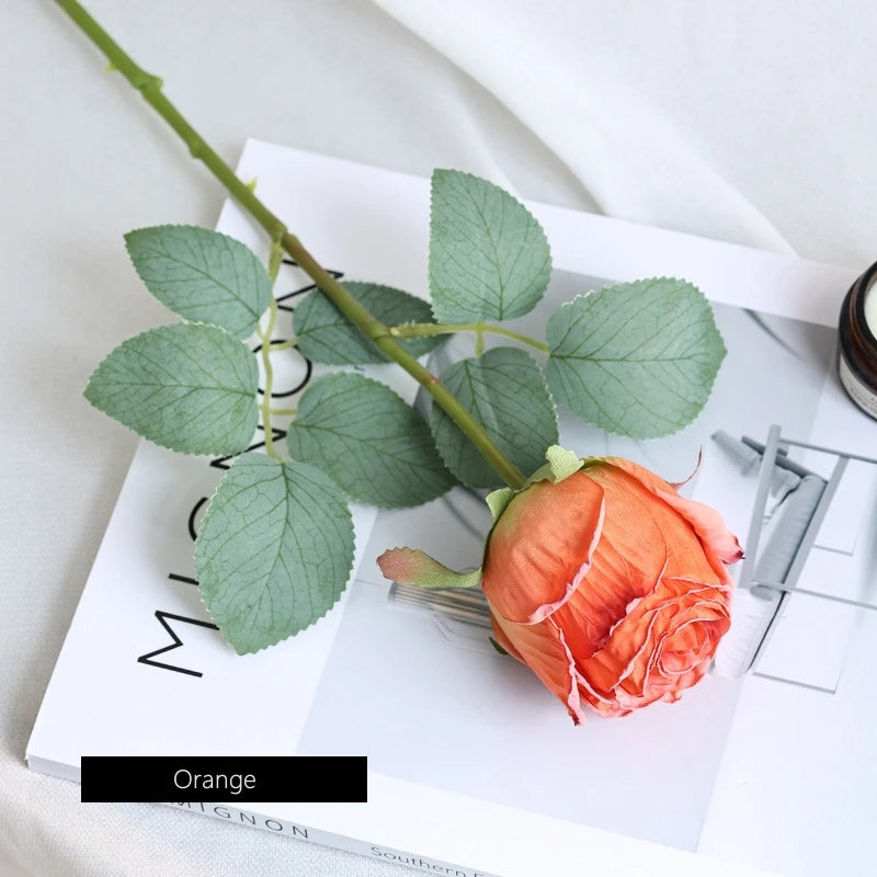 fleur de rose artificielle pour décoration de mariage et table - vue 9 sur 12