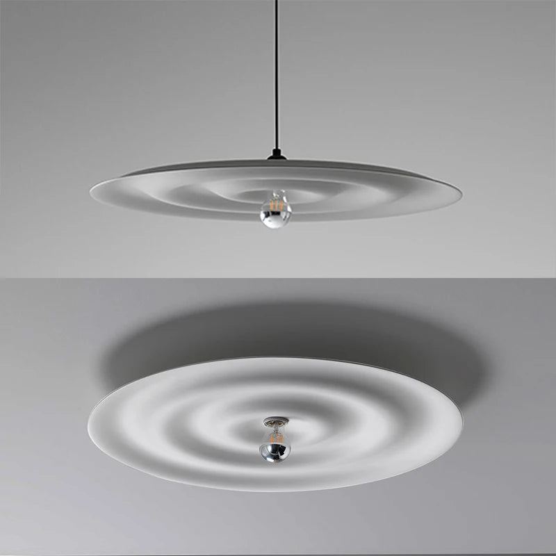 lampe de luxe ufo en aluminium suspension décorative - vue 5 sur 12
