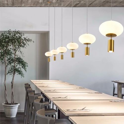 suspension en verre rétro design pour décoration intérieure - vue 3 sur 18