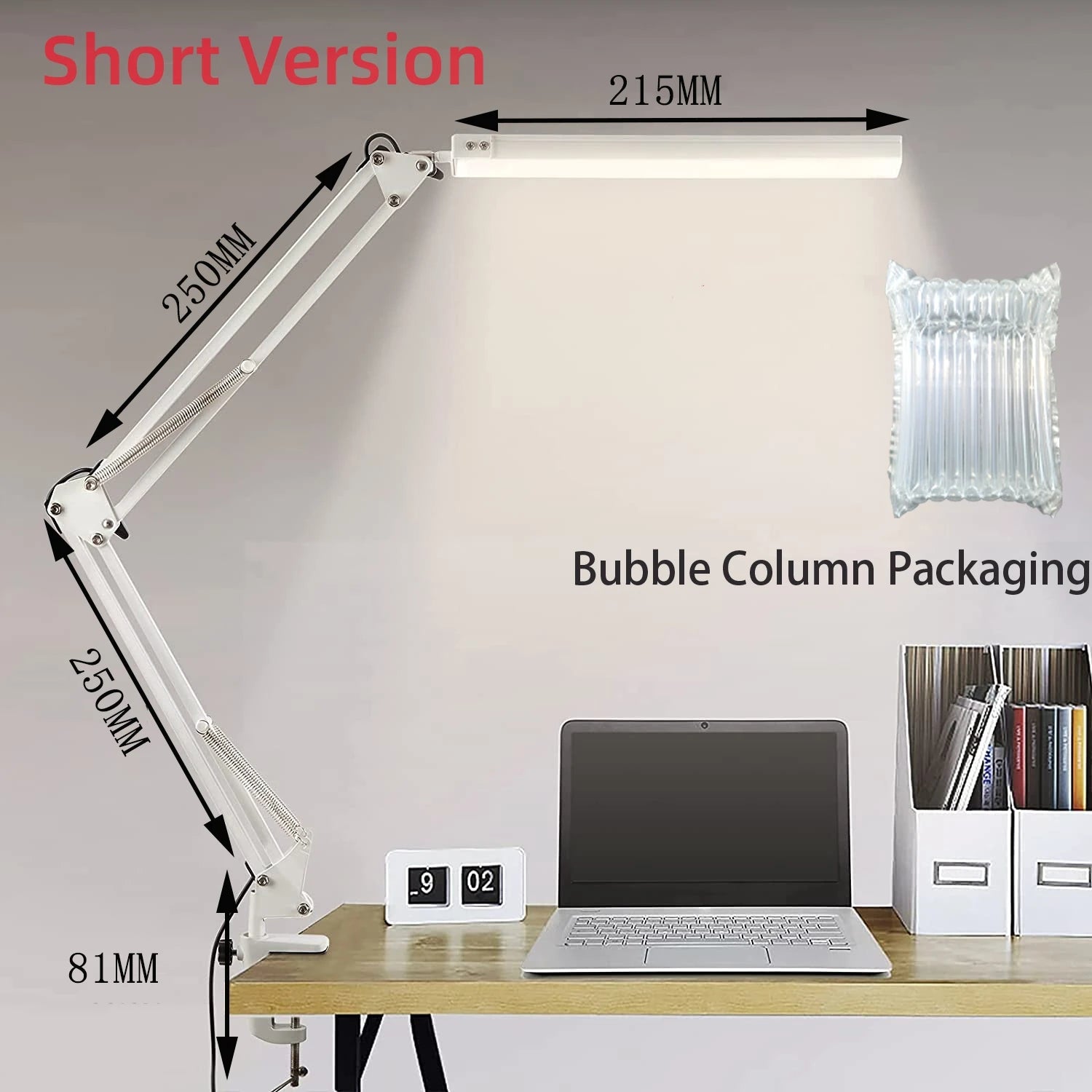 Lampe de bureau LED avec pince 10W - vue 13 sur 18