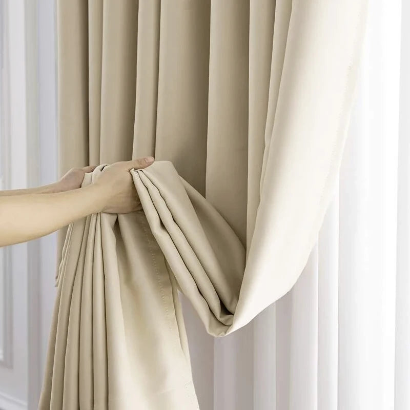 Rideau court moderne occultant pour cuisine et chambre - vue 3 sur 10