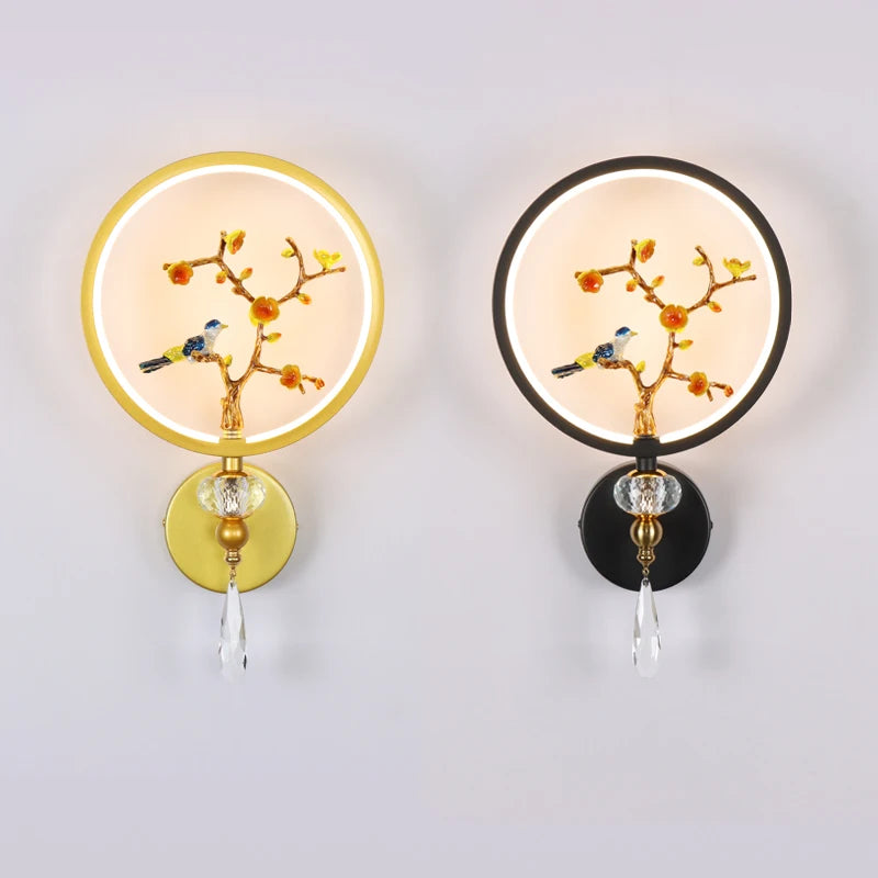 applique murale cristal en led pour éclairage intérieur luxe - vue 6 sur 10