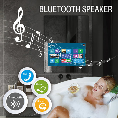 miroir intelligent tactile android avec écran led 2024 - vue 2 sur 7