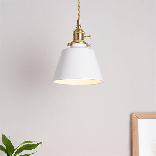 suspension LED en céramique moderne idéale pour loft - vue 6 sur 12