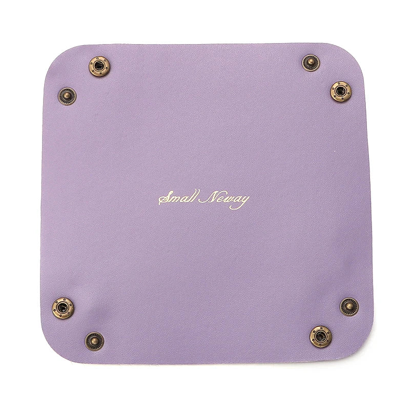 boîte de rangement en cuir pliable pour bijoux et accessoires - vue 11 sur 14