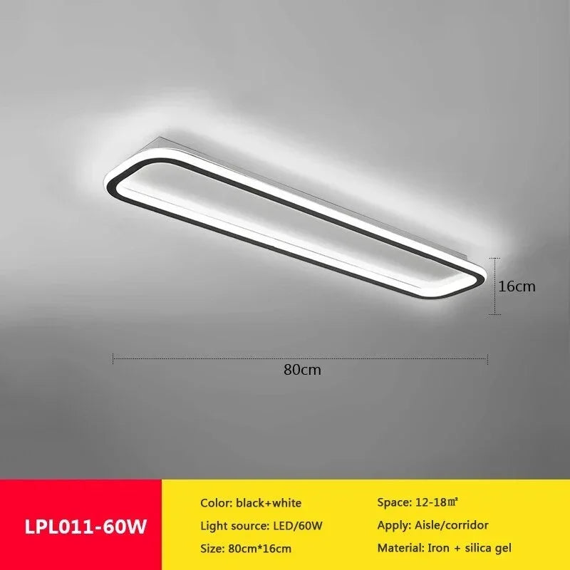 lustre moderne à leds avec télécommande et lumière variable - vue 8 sur 11