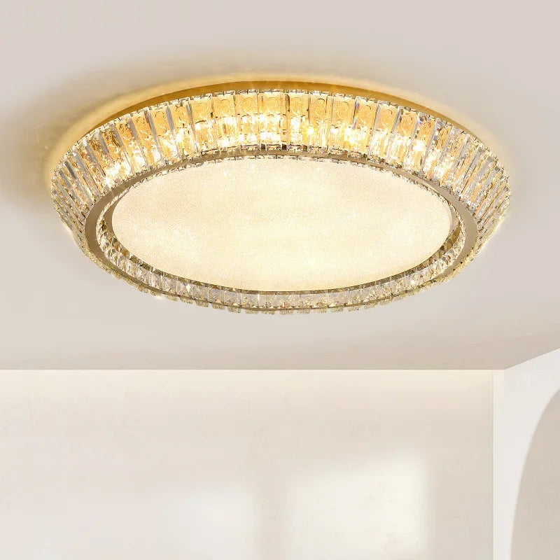 plafonnier en cristal de luxe pour décoration intérieure élégante - vue 4 sur 10