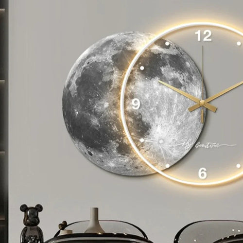 horloge murale design moderne pour décoration intérieure élégante - vue 5 sur 9