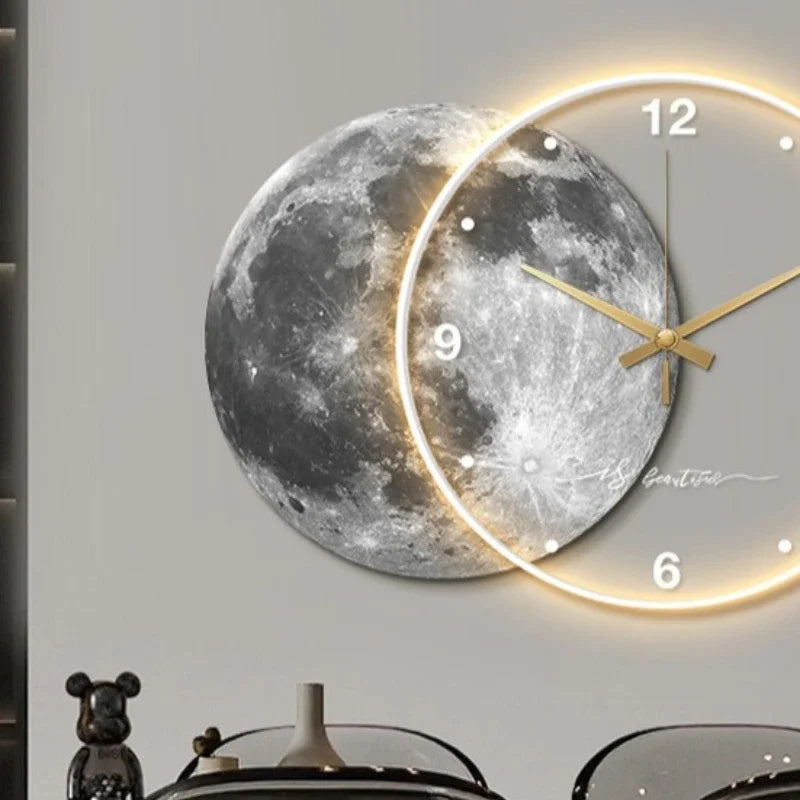 horloge murale design moderne pour décoration intérieure élégante - vue 4 sur 9