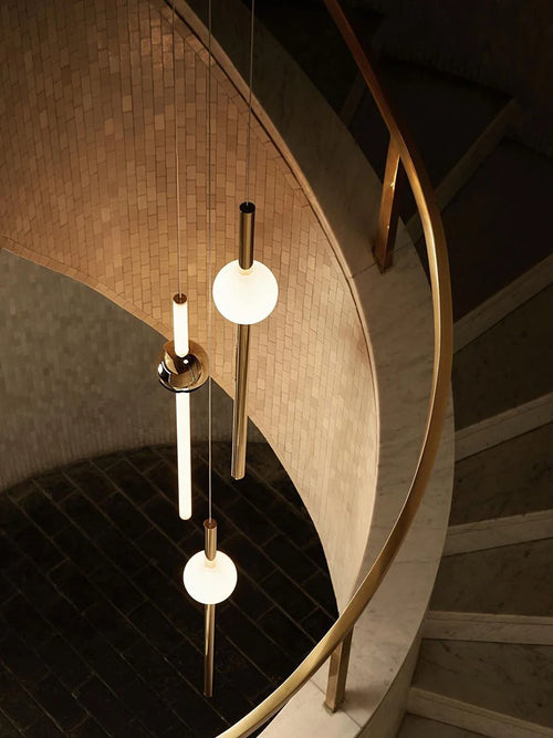 suspension led design pour décoration intérieure moderne - vue 4 sur 14